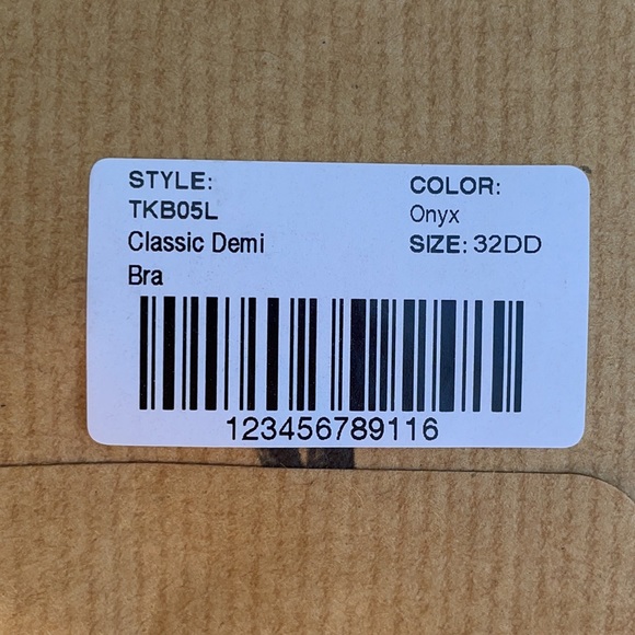 Kit undergarments classic Demi bra Onyx 32DD NWT - Picture 8 of 8